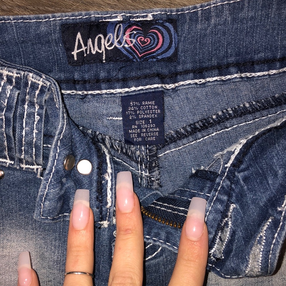 5/$60 Embellished Jean Shorts - Picture 3 of 3